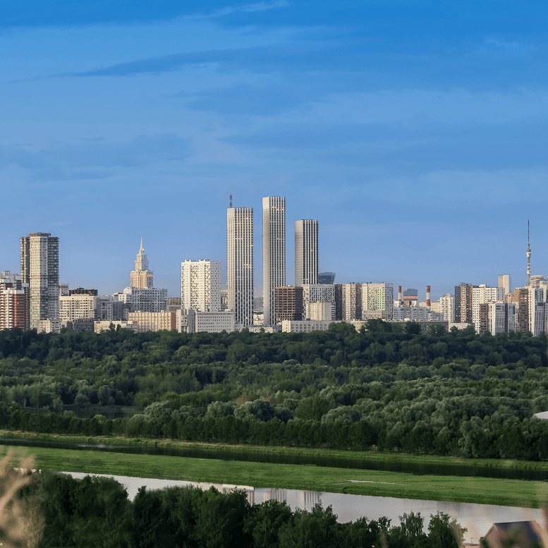 Вид на Москву