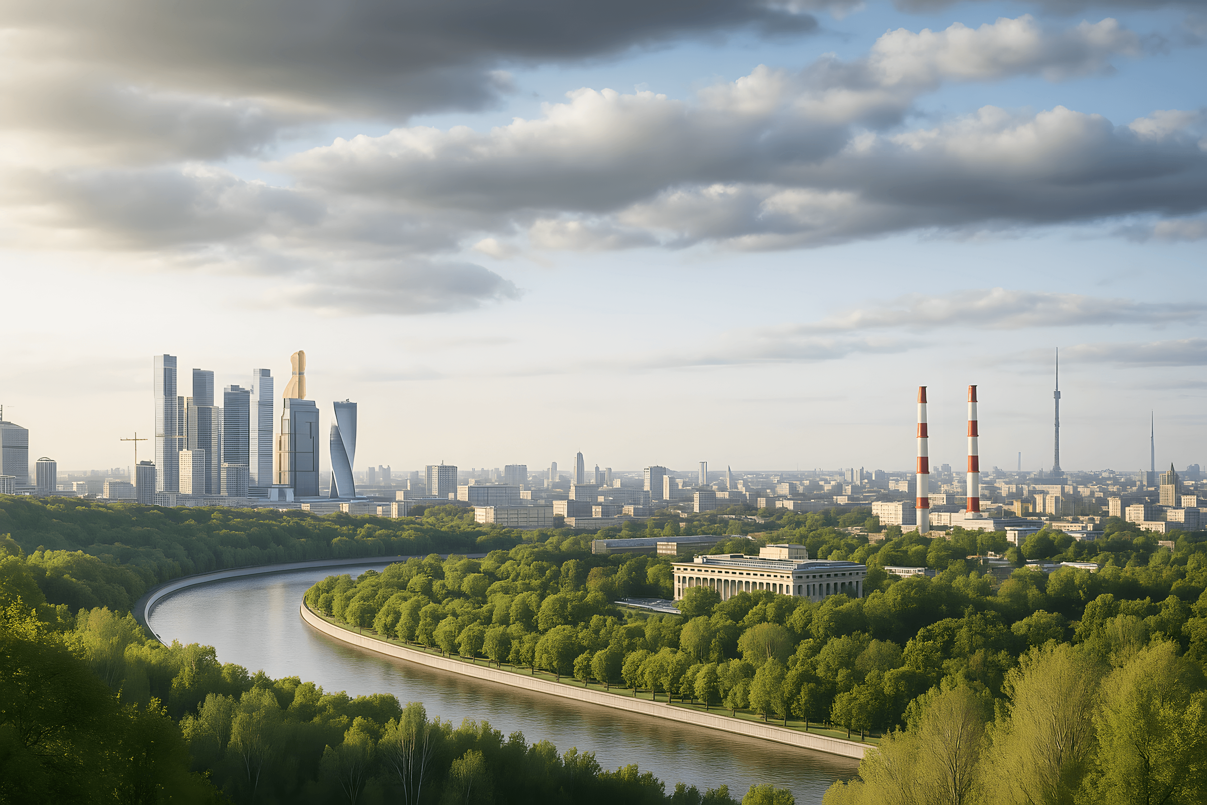 Вид на Москву-Сити